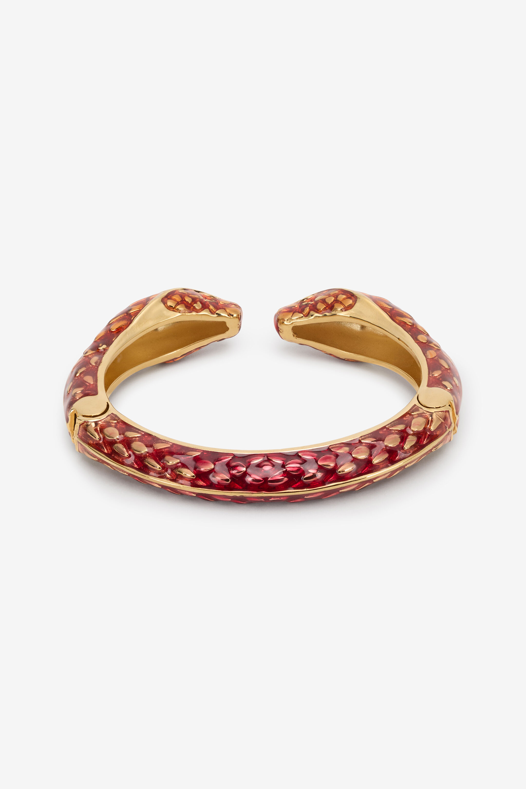 RC Bracelet Serpentine  GOLD/CORAL/CRY XKG002-AM011
