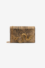 RC Bag with Golden Python and Snake Motif GOLD WWB001-PZS01