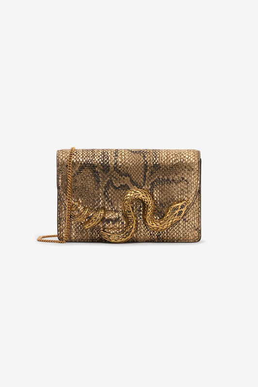 RC Sac à motif python doré et serpent GOLD WWB001-PZS01
