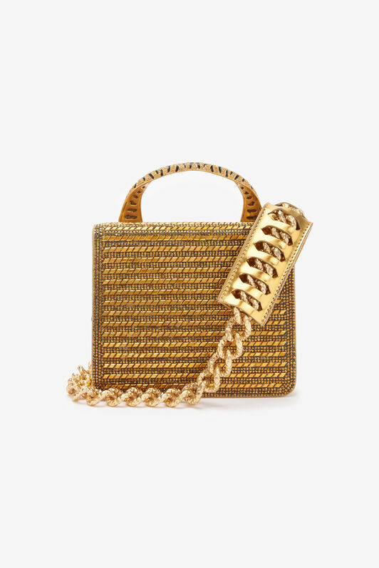 RC Mini Roar Bag Con Cristalli Oro SKB025-PZC98