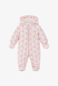 JU Monogram Snowsuit Pink TJT400-5RM02