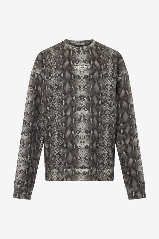 RC Sweatshirt Mit Python-Print PYTHON DARK GREY SOT66I-CF050