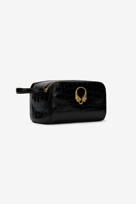RC Trousse À Maquillage En Cuir Noir BLACK WRA001-PZ975