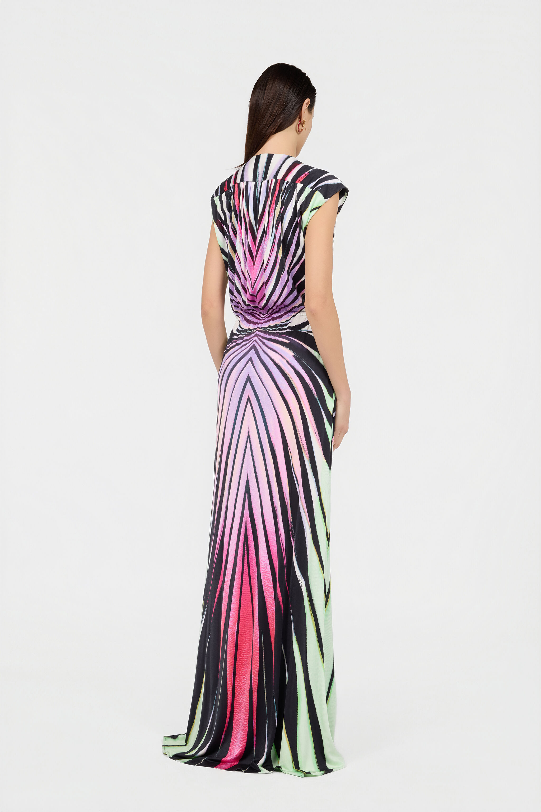 RC Maxikleid Mit Ray Of Paradise-Print MULTICOLOR XKT194-NUM33