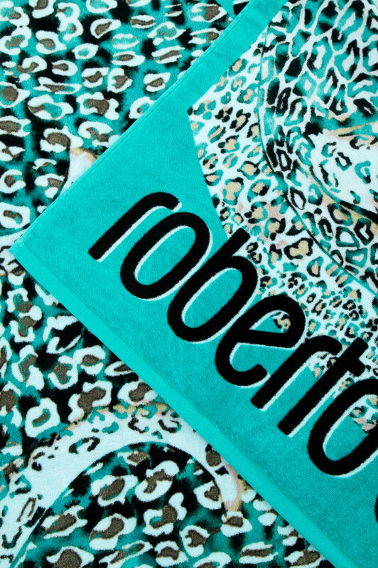 HO Leo Camouflage Print Beach Towel TEAL UALH05-IH006