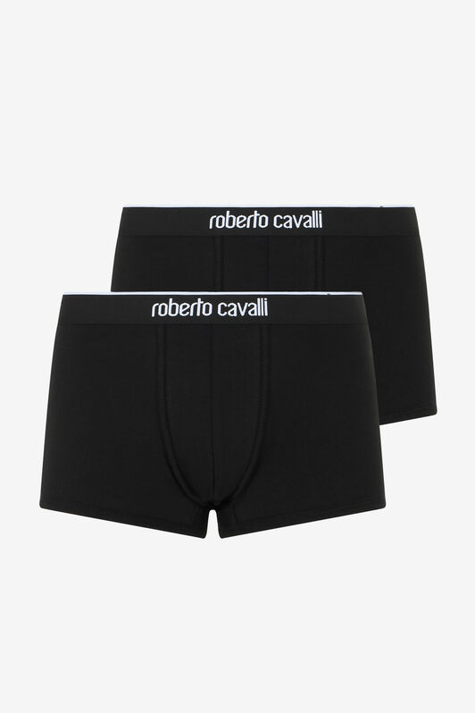 RC Set Aus Zwei Boxershorts Mit Logoband Schwarz TRO20B-JJ016
