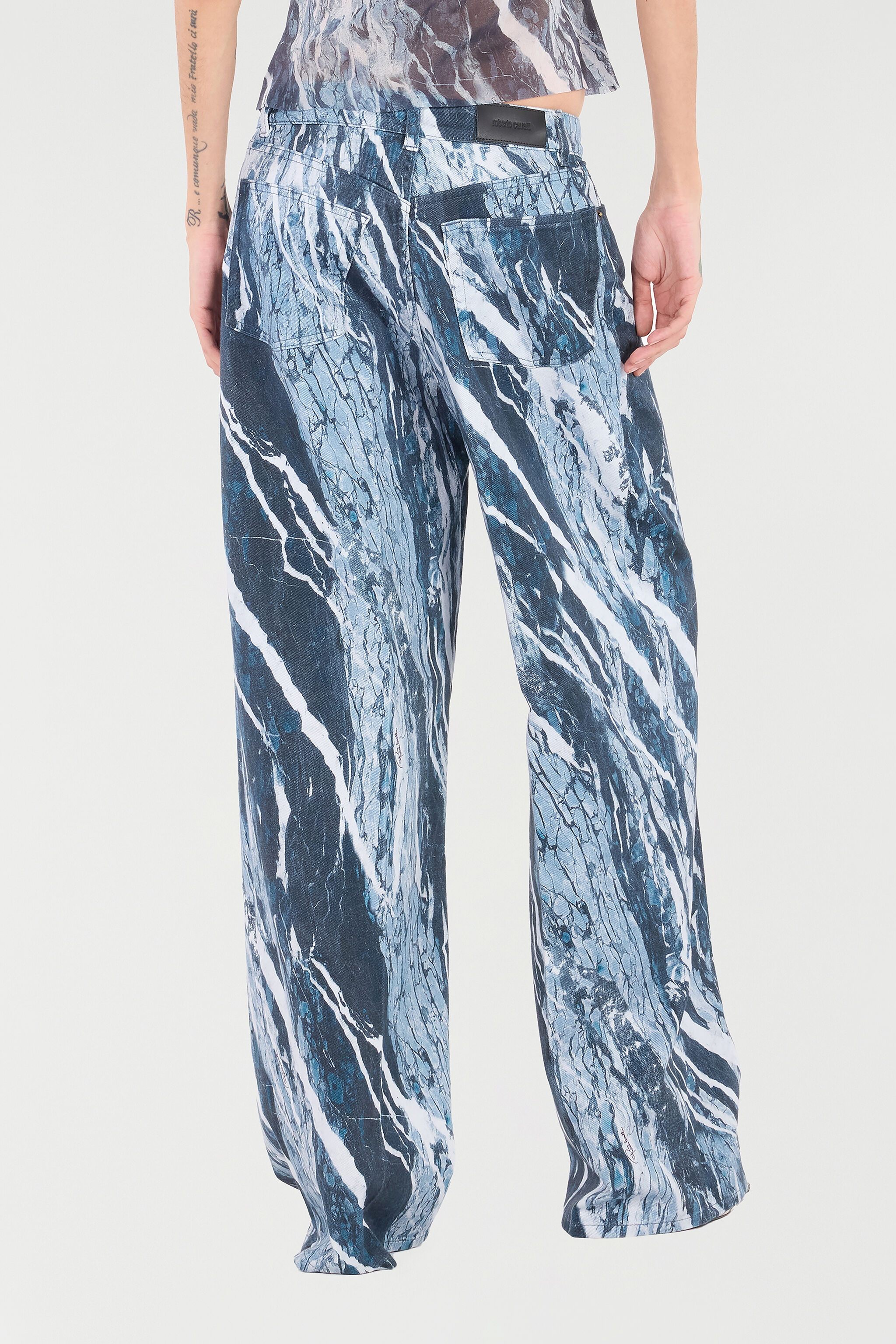 RC Rubane Print Jeans Dark blue UKJ207-DAN22
