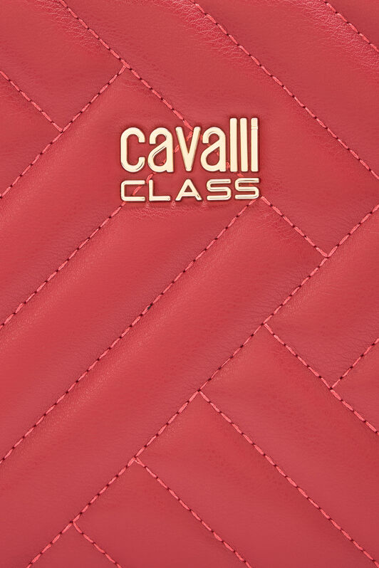 CL Borsa con tracolla a catena Cavalli Class Rosso SXB00E-AB076