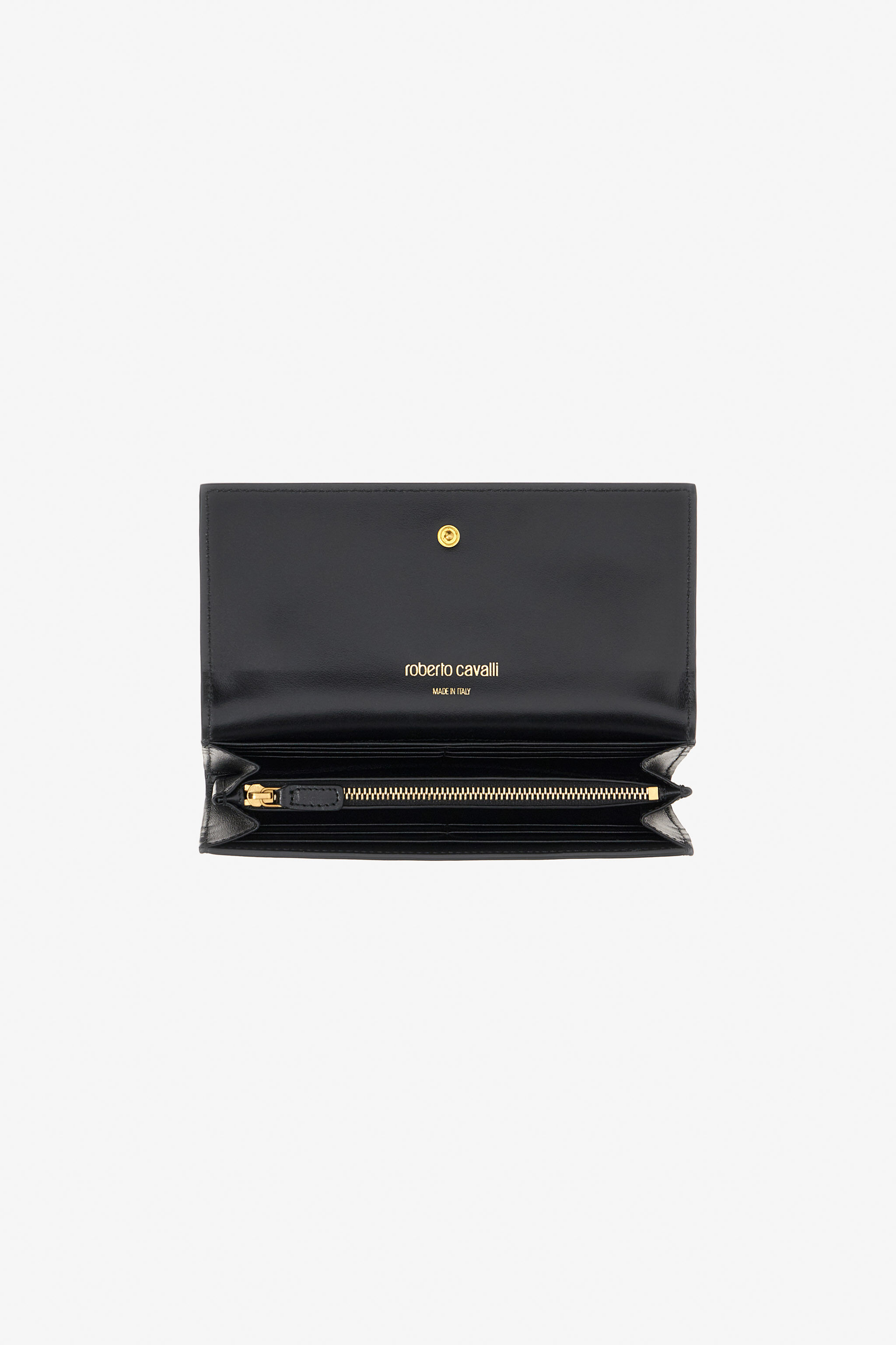 RC Cartera De Piel Negra Con Monogram RC Negro SKA002-PZ172