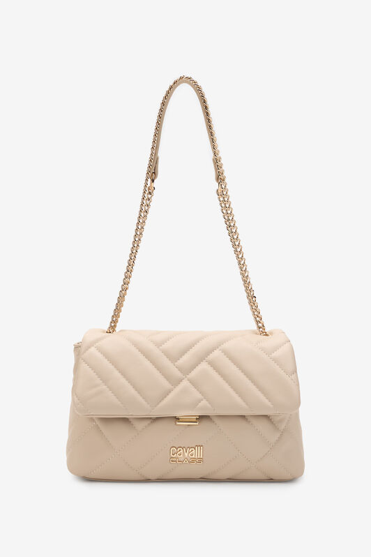CL Quilted Shoulder Bag BEIGE SXB00C-AB076
