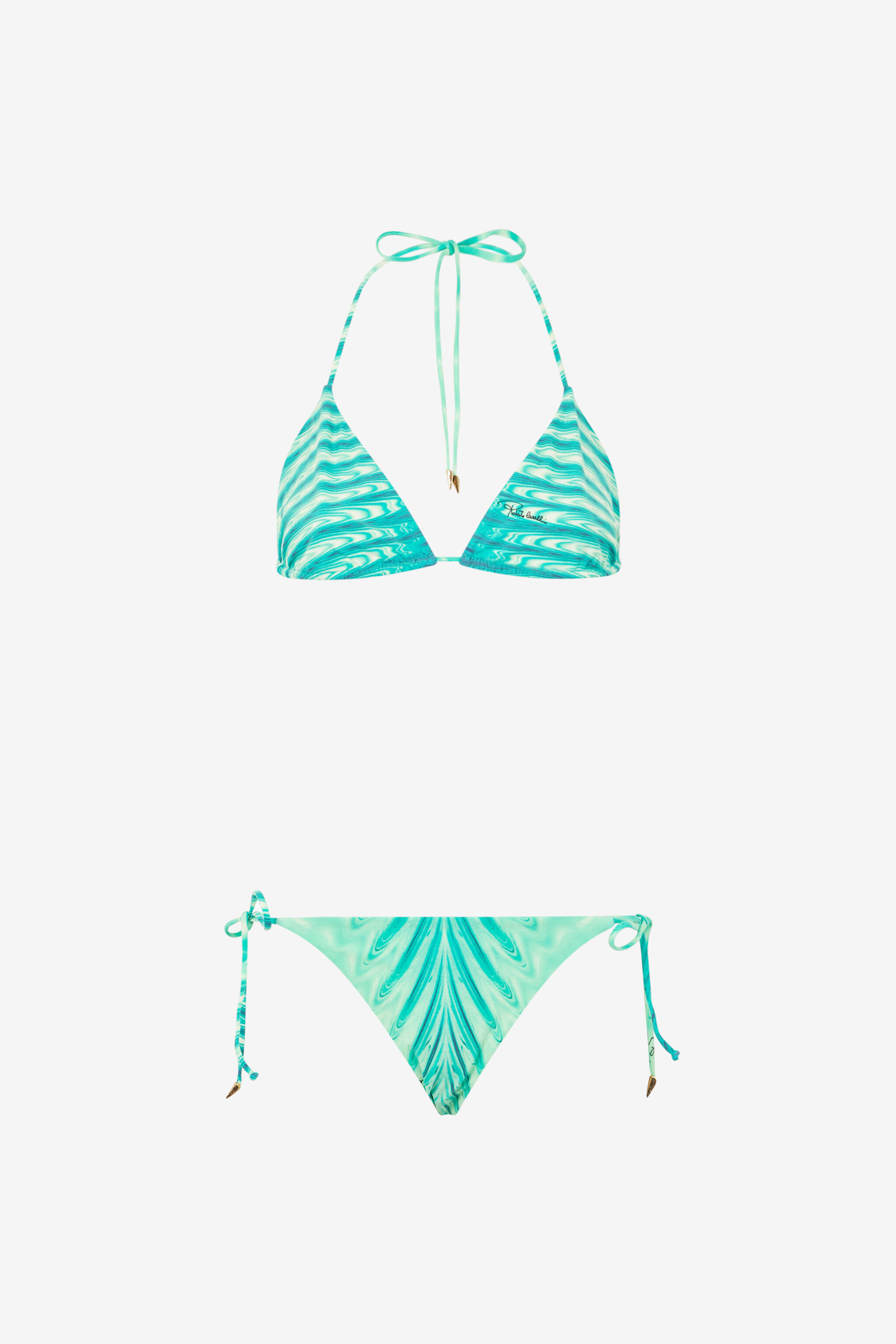 RC Bikini mit Print Allover Hellgrün UKW001-HVN74