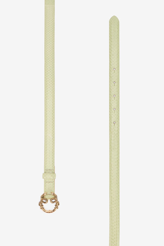 RC Hellgrüner Ledergürtel Mit Schlangenschnalle PISTACHIO WKC002-PA001