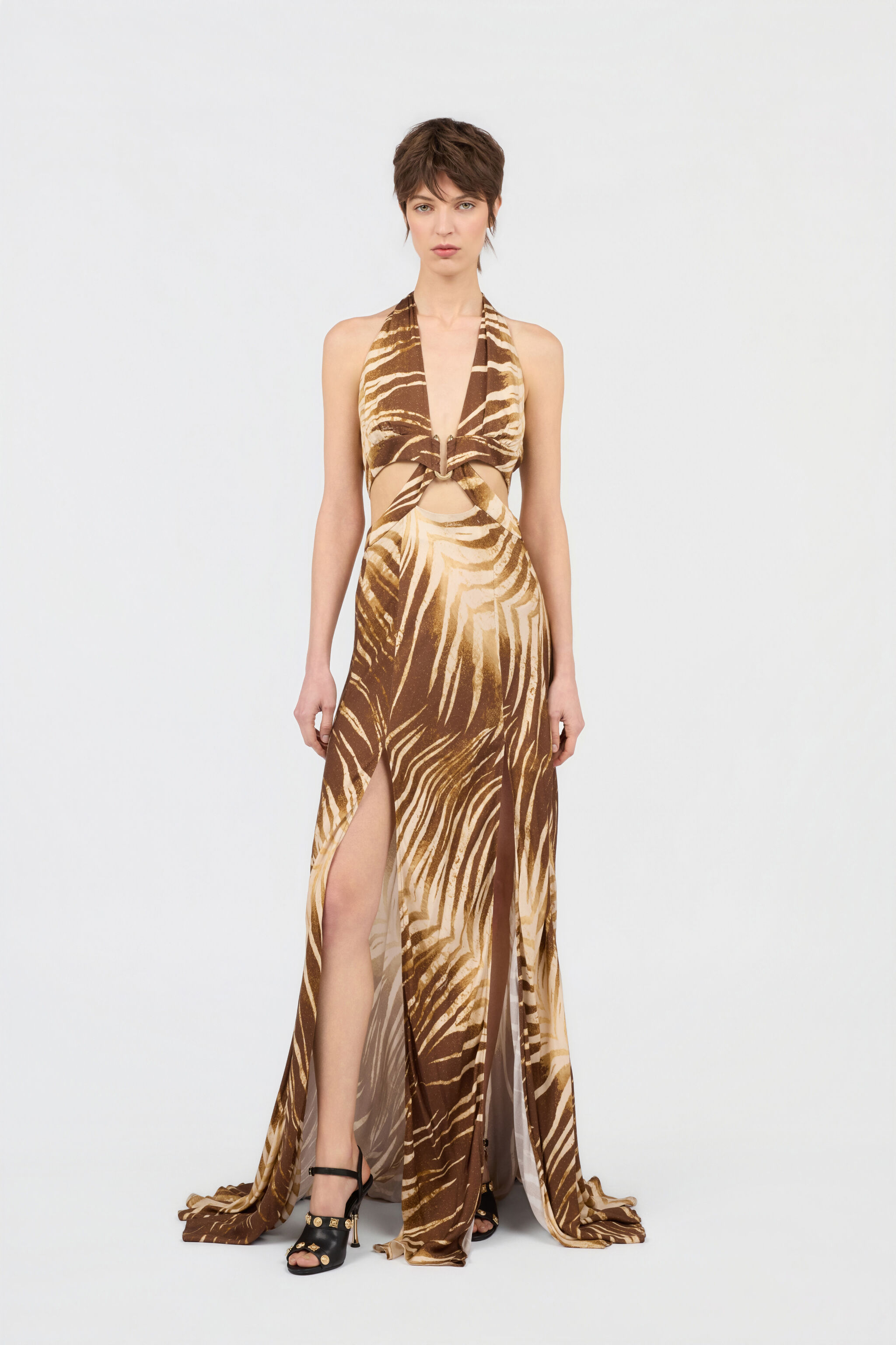 JC Maxikleid mit Natural Barb-Print SABBIA WFT306-WF704