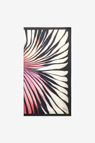 RC Étole en Soie à Imprimé Ray Of Paradise CORAL XKI003-4QM33