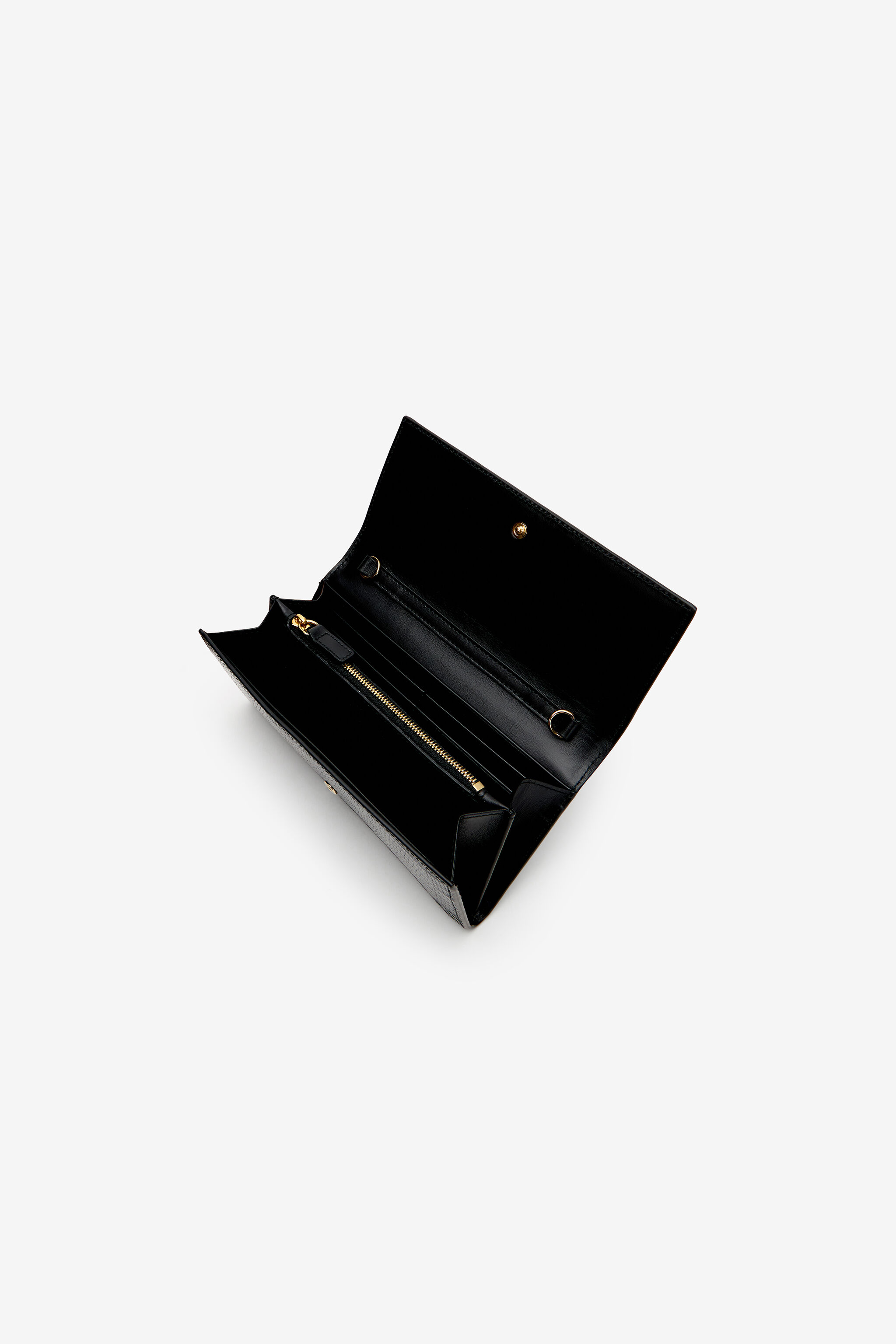 RC Cartera Serpentine con cadena BLACK WKA017-PZ119