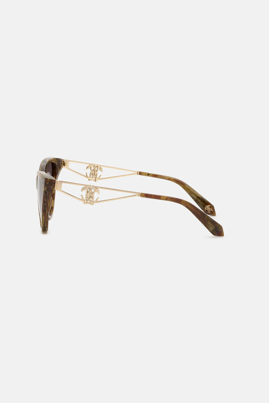 RC Cat-eye sunglasses BROWN STONE EFFECT VALD13-ID251