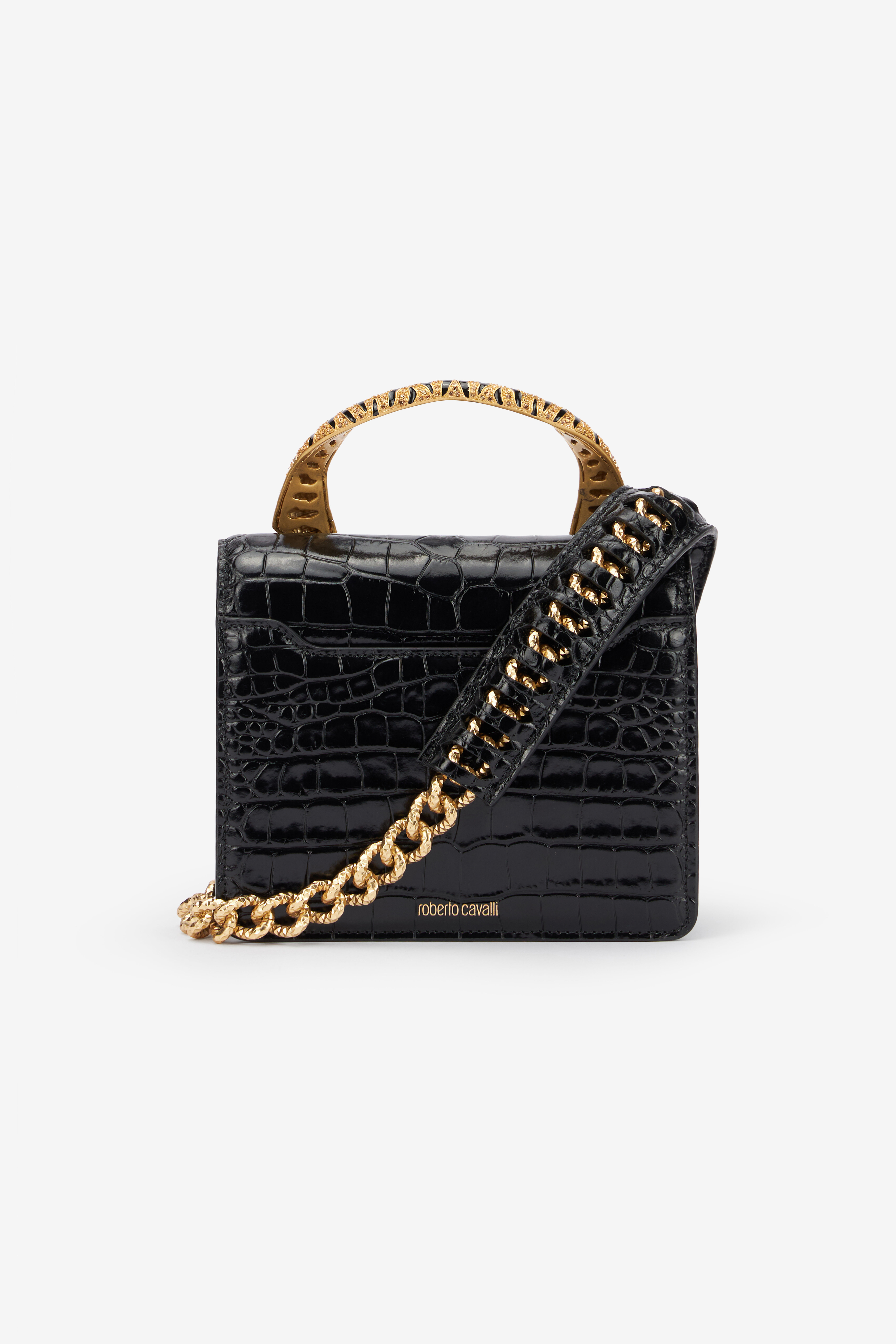 RC Sac Roar petit avec tigres bijoux Noir SKB025-PZ975
