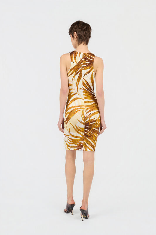 JC Abito Mini Con Stampa Golden Palm DAFFODIL WFT293-WF691