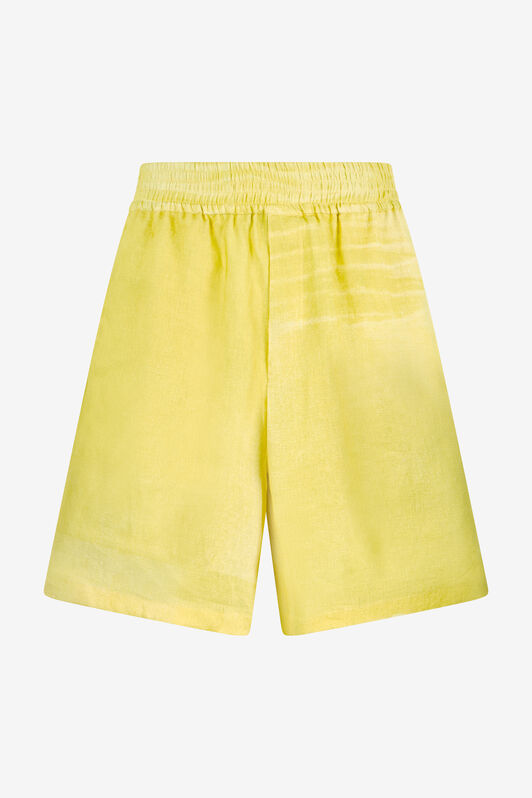 RC Linen Bermuda Shorts YELLOW WNT271-3HR37