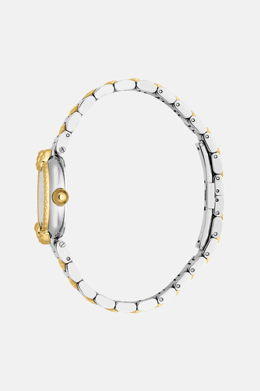RC Roberto Cavalli by Frank Muller Snake Core watch Silber/Gold SALG25-IG169