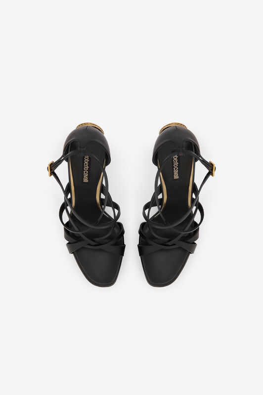 RC Serpentine Sandalen BLACK WKS002-PZ319