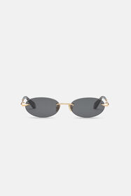 RC Oval rimless sunglasses SHINY TOTAL ROSE GOL VALD06-ID243