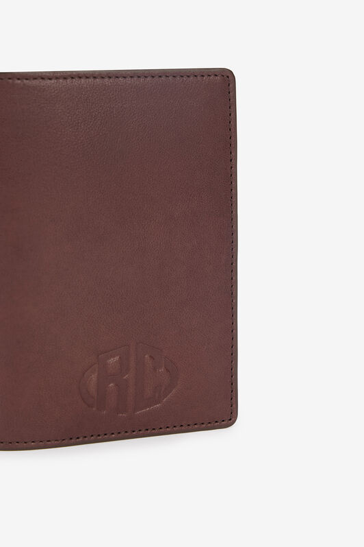 RC Cartera De Dos Pliegues Con Monograma RC Marrón VRA002-PGB00