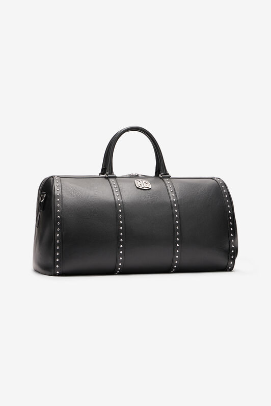 RC Bolso De Viaje De Piel Abatanada Negro VRB009-PZB05