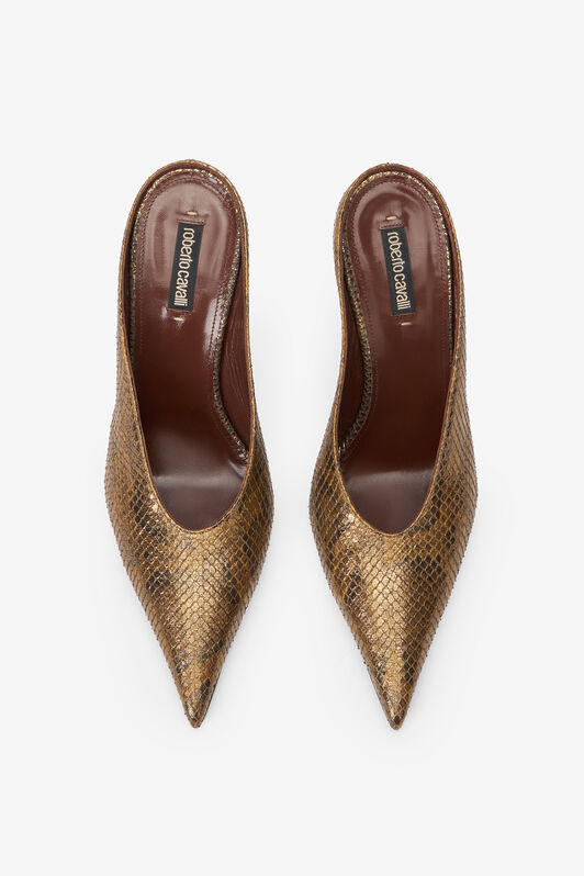 RC Mules motif python doré et serpent GOLD WWS007-UC065
