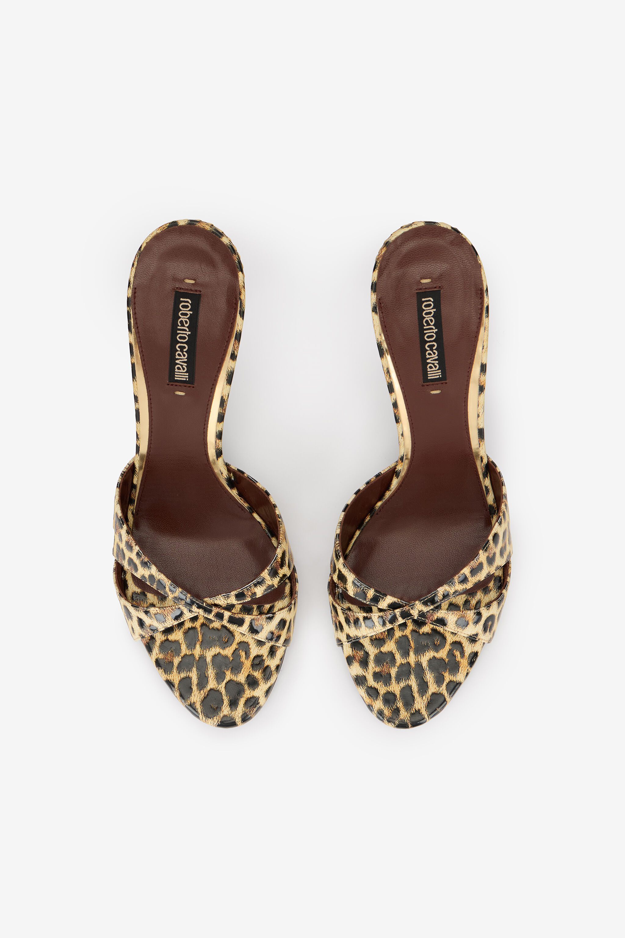 RC Sandaletten aus Leder mit Leopardenprint NATURAL WKS010-PZS02