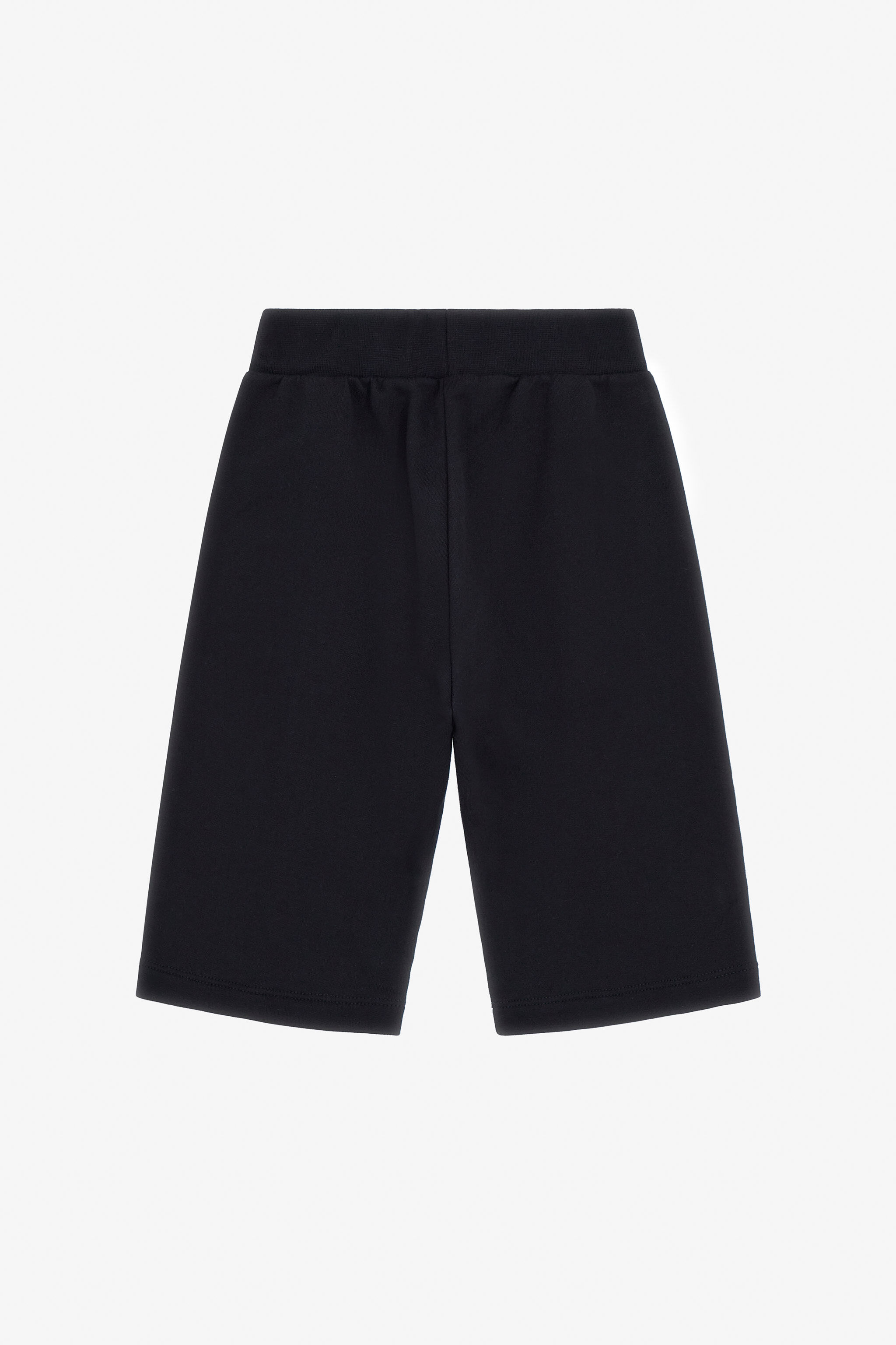 JU Pantalones de Chándal de Algodón con Estampado de Logo Negro TJT20S-CF050