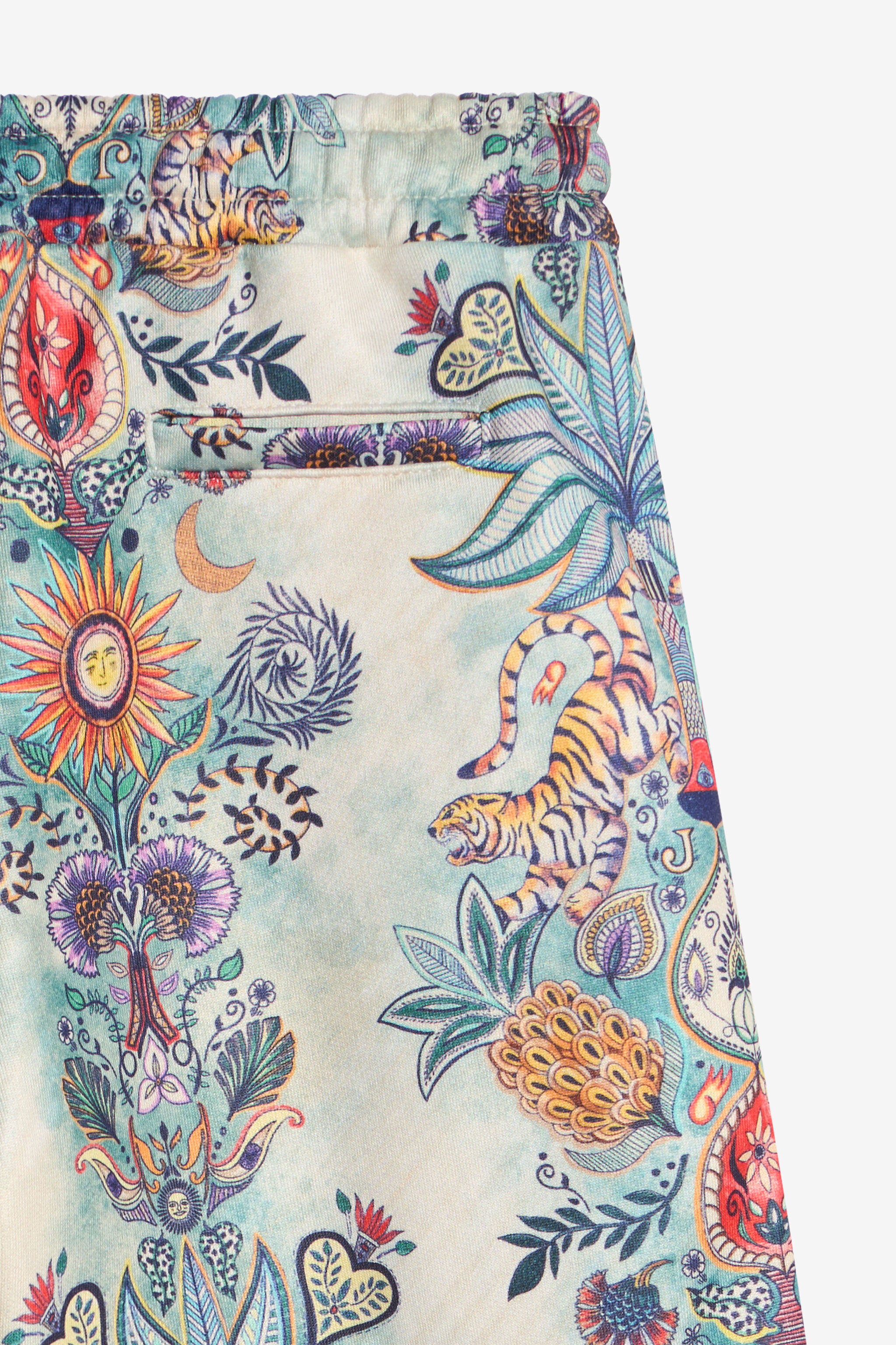 JC Tropical Garden Print Trousers TROPICAL GARDEN WFT22C-2O003