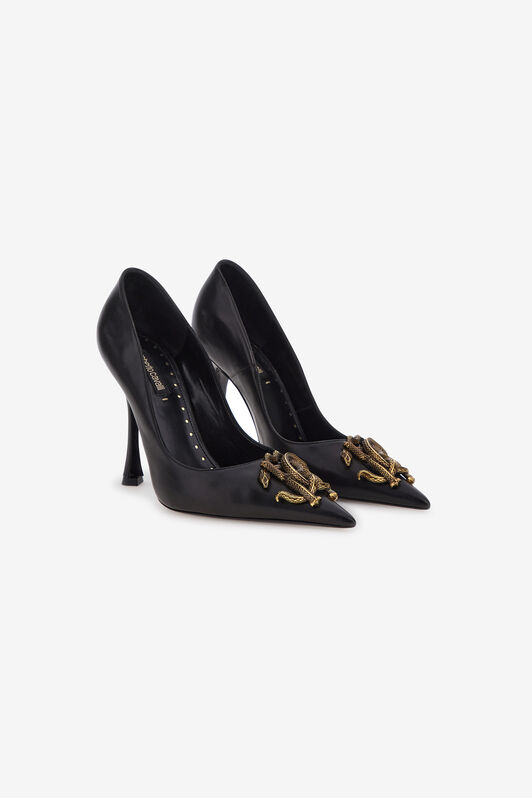 RC Pumps mit Monogram Mirror Snake Schwarz SKS010-PZ200