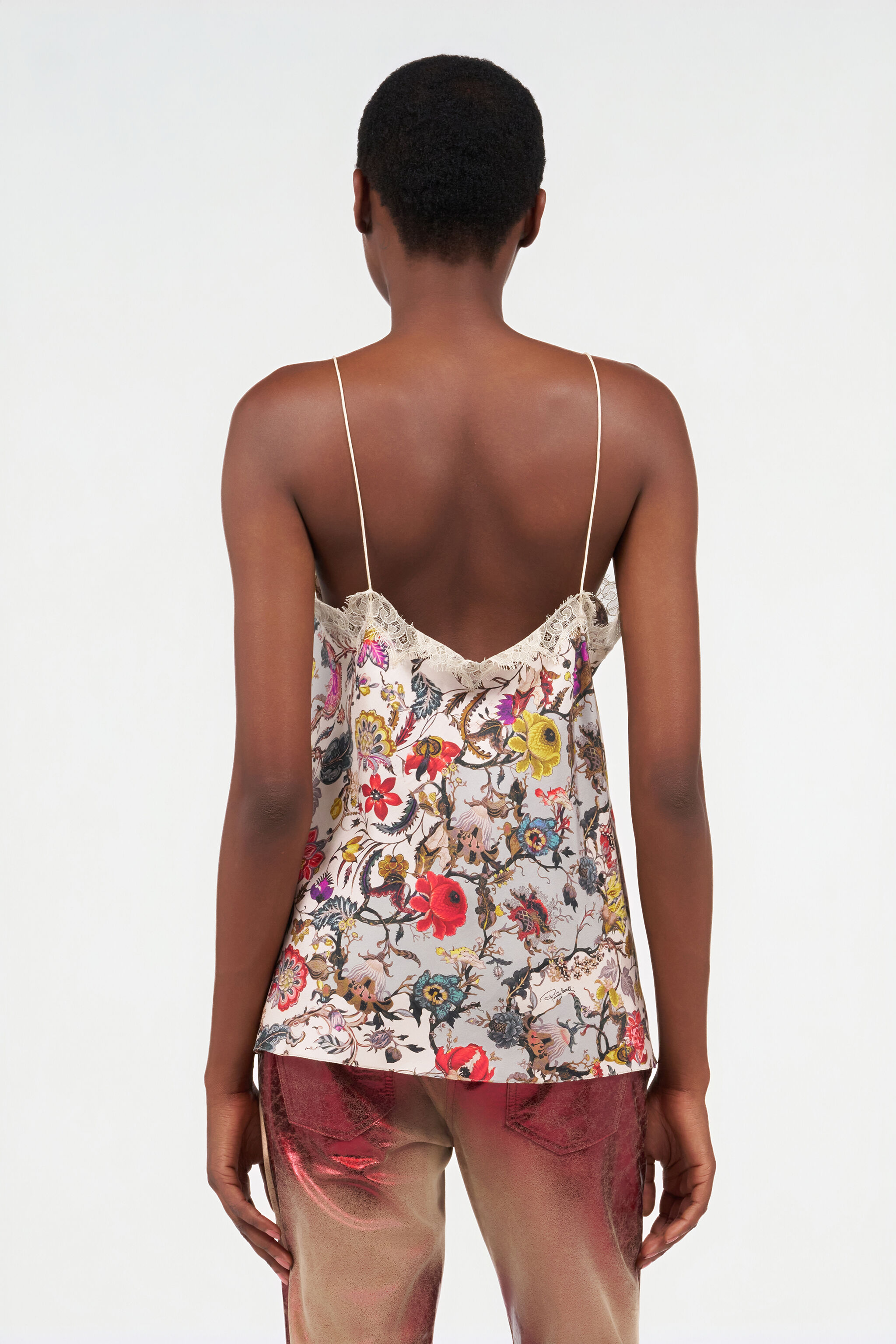 RC Top à motif Florentine Flowers BEIGE WQT605-OZR29