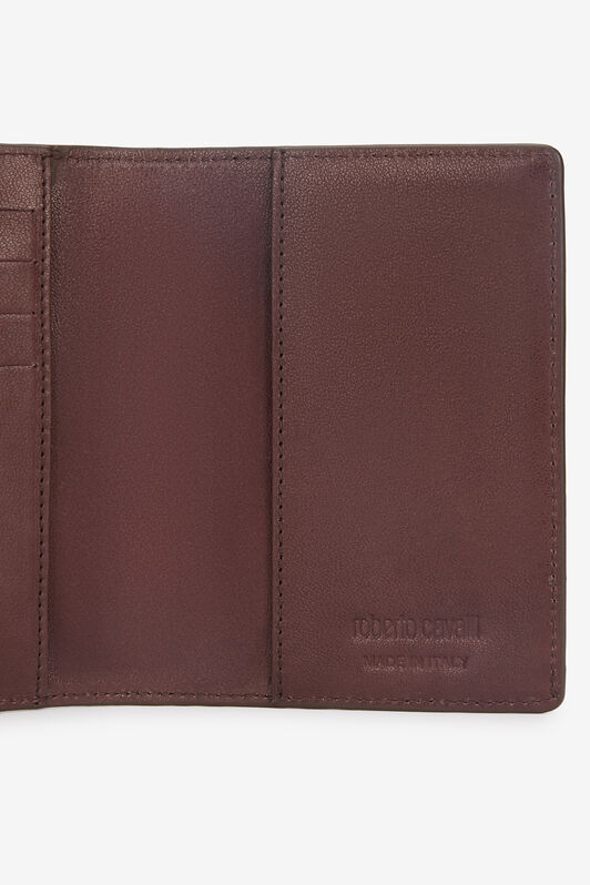 RC Cartera De Dos Pliegues Con Monograma RC Marrón VRA002-PGB00