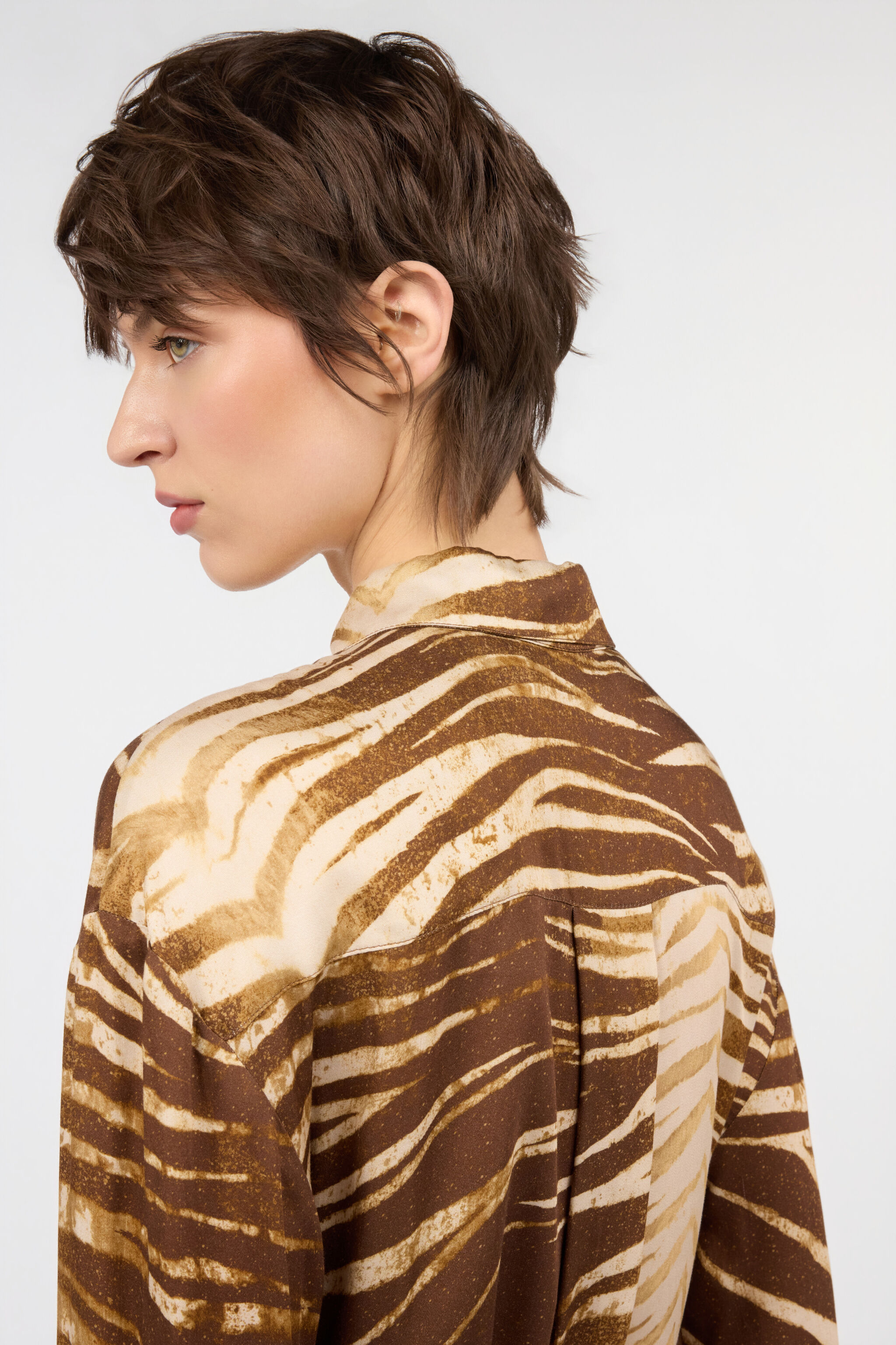 JC Hemd mit Natural Barb-Print SABBIA WFT251-WF649