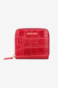 RC Small Antique Rose Crocodile-Effect Wallet ANTIQUE ROSE VKA006-PZ975