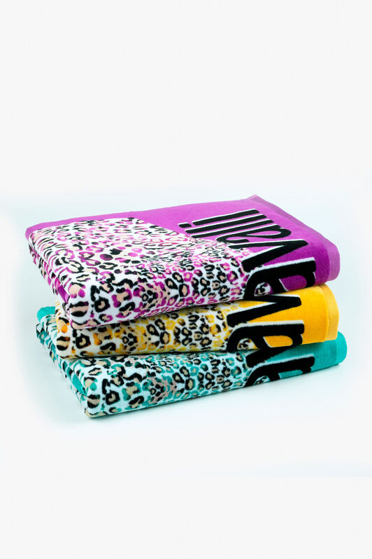 HO Leo Camouflage Print Beach Towel TEAL UALH05-IH006