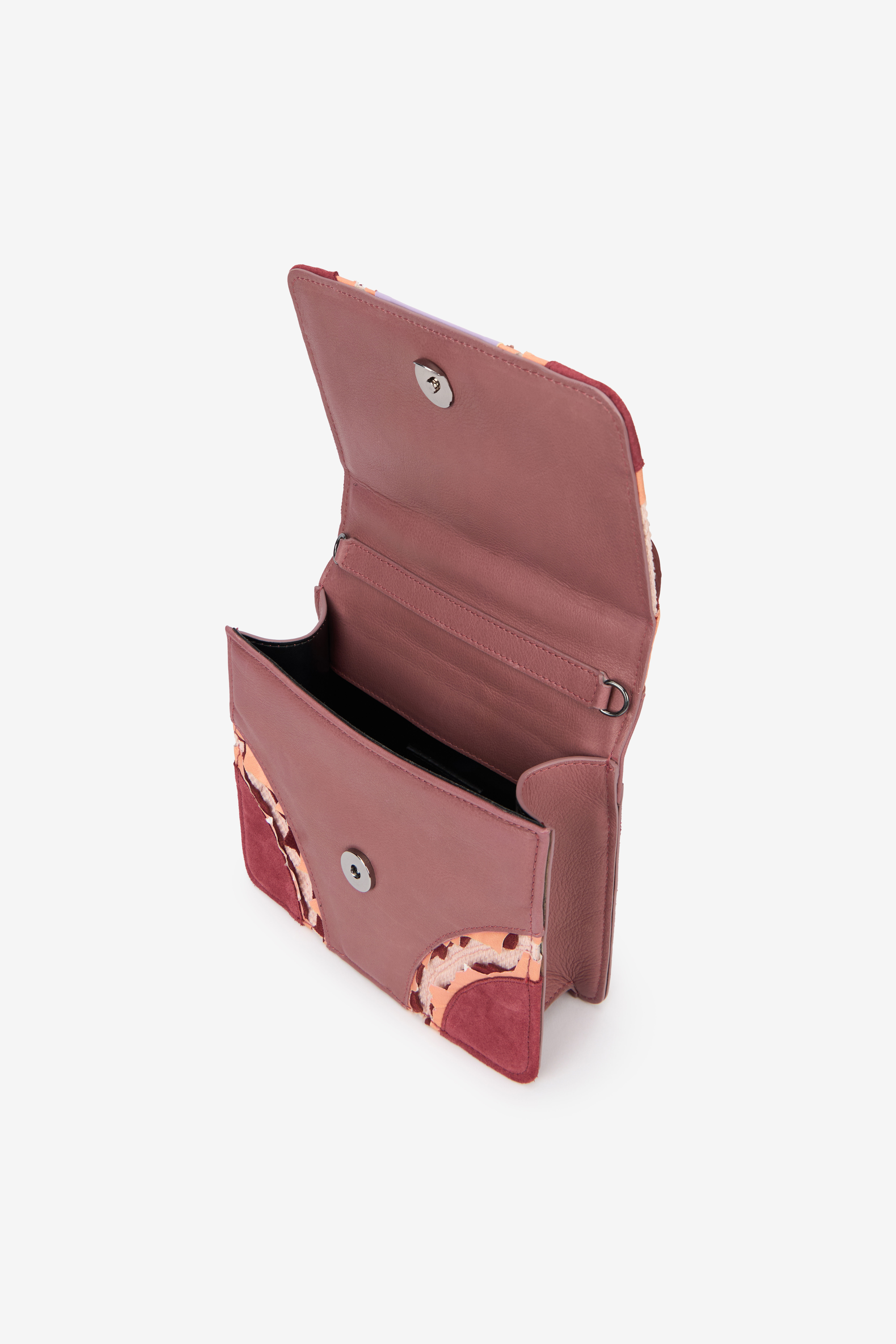 RC Kleine Tasche In Rosa Mit Schlangen ROSSO/ROSA/BORDEAUX VWB003-PZS67