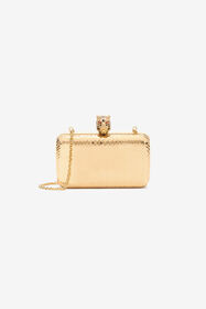 RC Tiger Leather Clutch Gold UKB014-PZ579