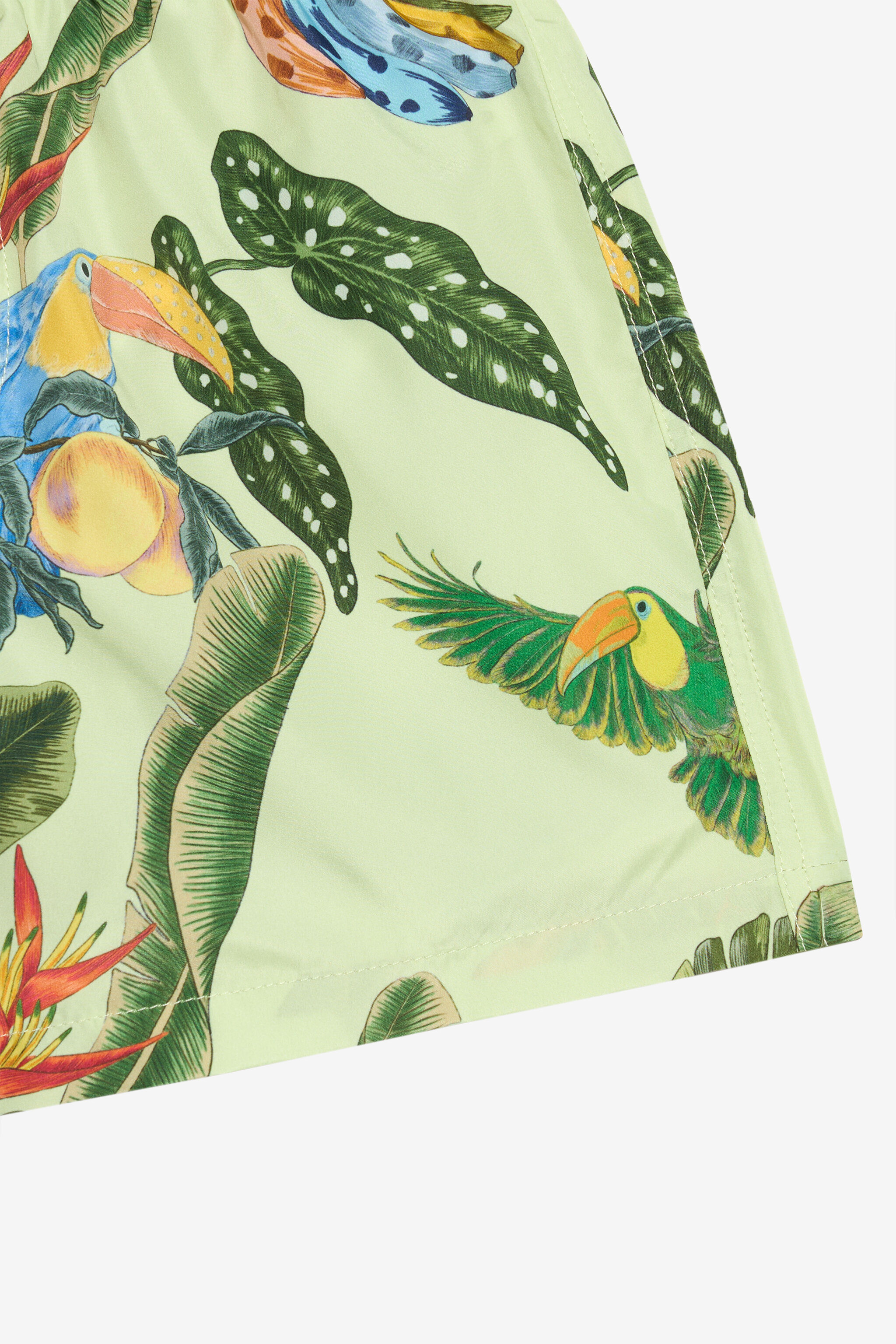 JU Bade-Boxershorts mit Tropicana-Print ORANGE WJH00D-7MR12