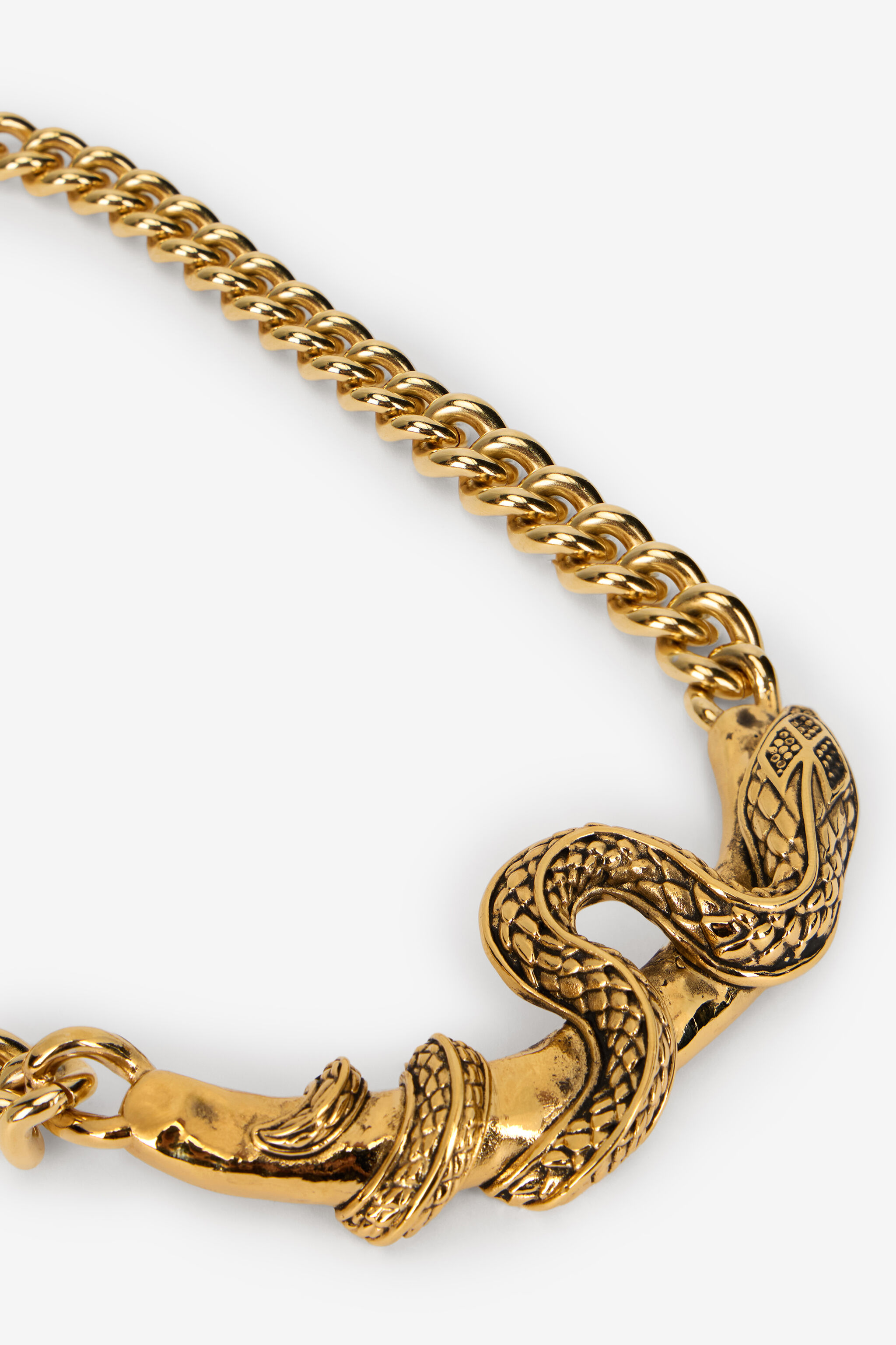 RC Halskette Serpentine Gold OLD GOLD WKG013-AM001