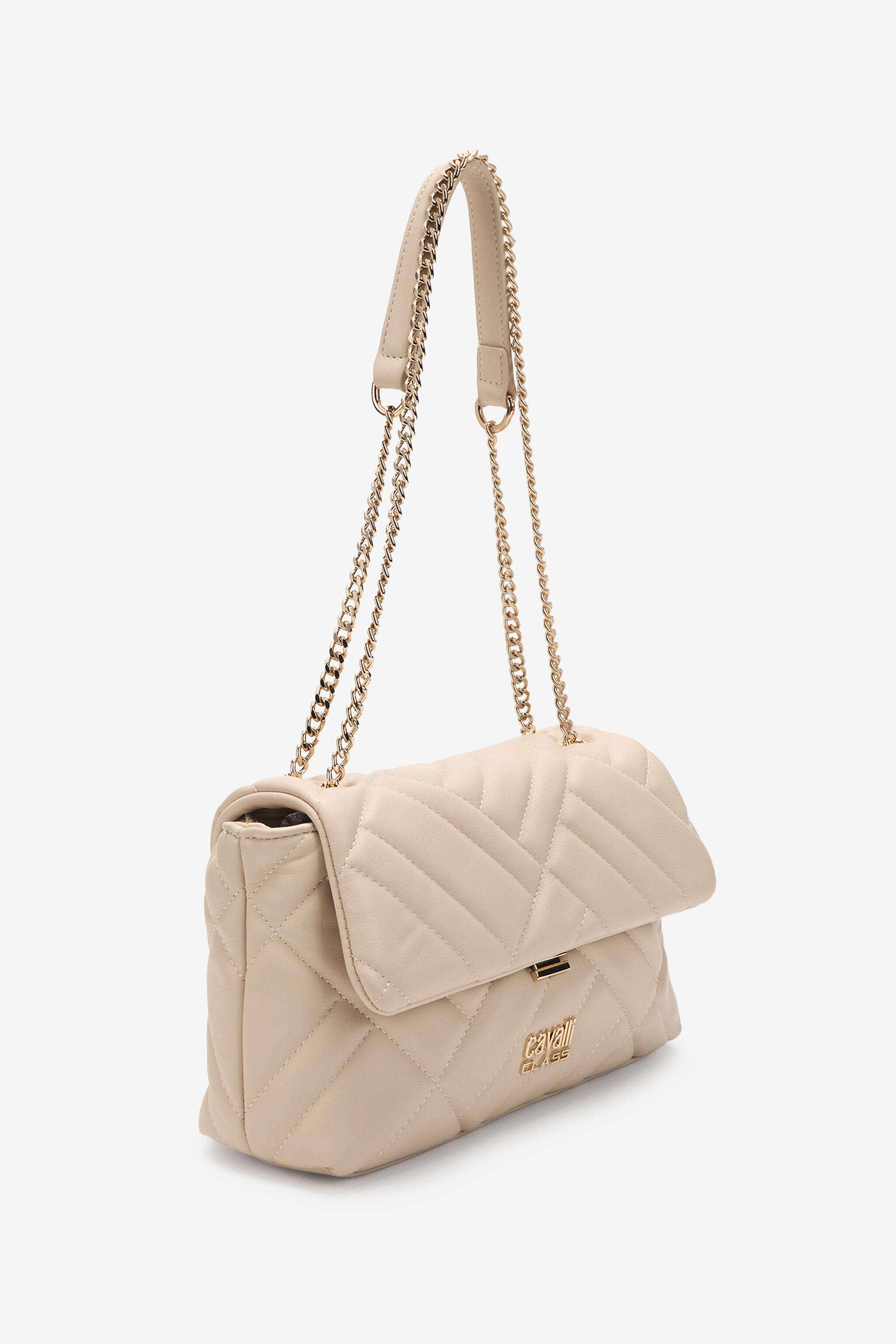CL Quilted Shoulder Bag BEIGE SXB00C-AB076