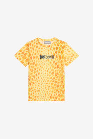 JC Jaguar Kiss T-Shirt YELLOW KISSES WFT63N-5B003