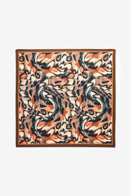 RC Pañuelo Con Estampado Butterfly BLACK/MULTICOLOR XQI008-OZT28