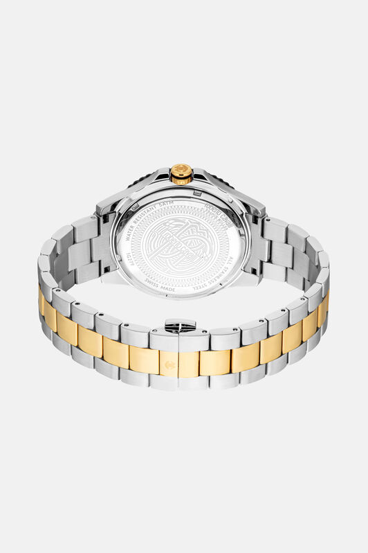 RC Uhr Für Herren Von Roberto Cavalli By Franck Muller SILVER GOLD BLACK UALT09-IT543