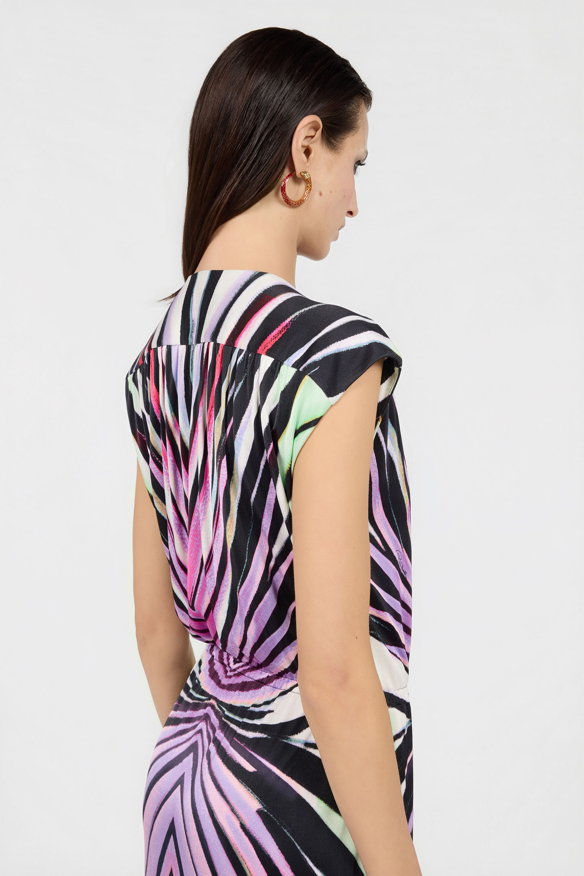 RC Maxikleid Mit Ray Of Paradise-Print MULTICOLOR XKT194-NUM33