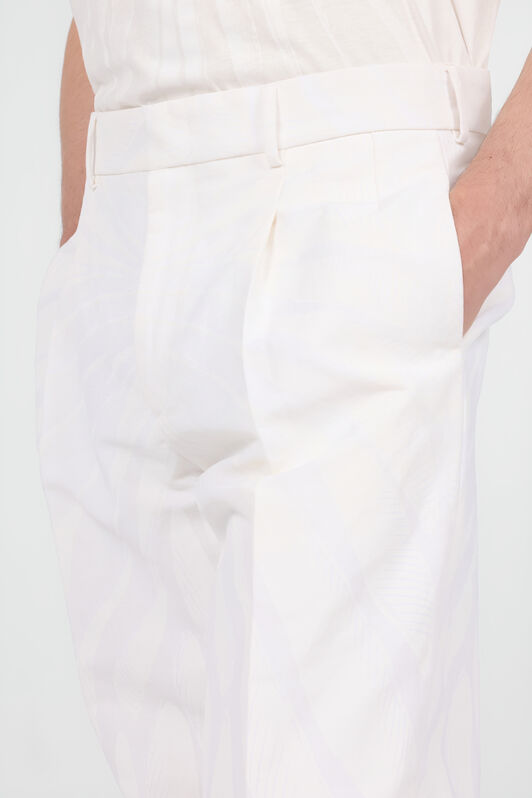 RC Trousers With Ray Print NATURAL WHITE XRT202-4NI15
