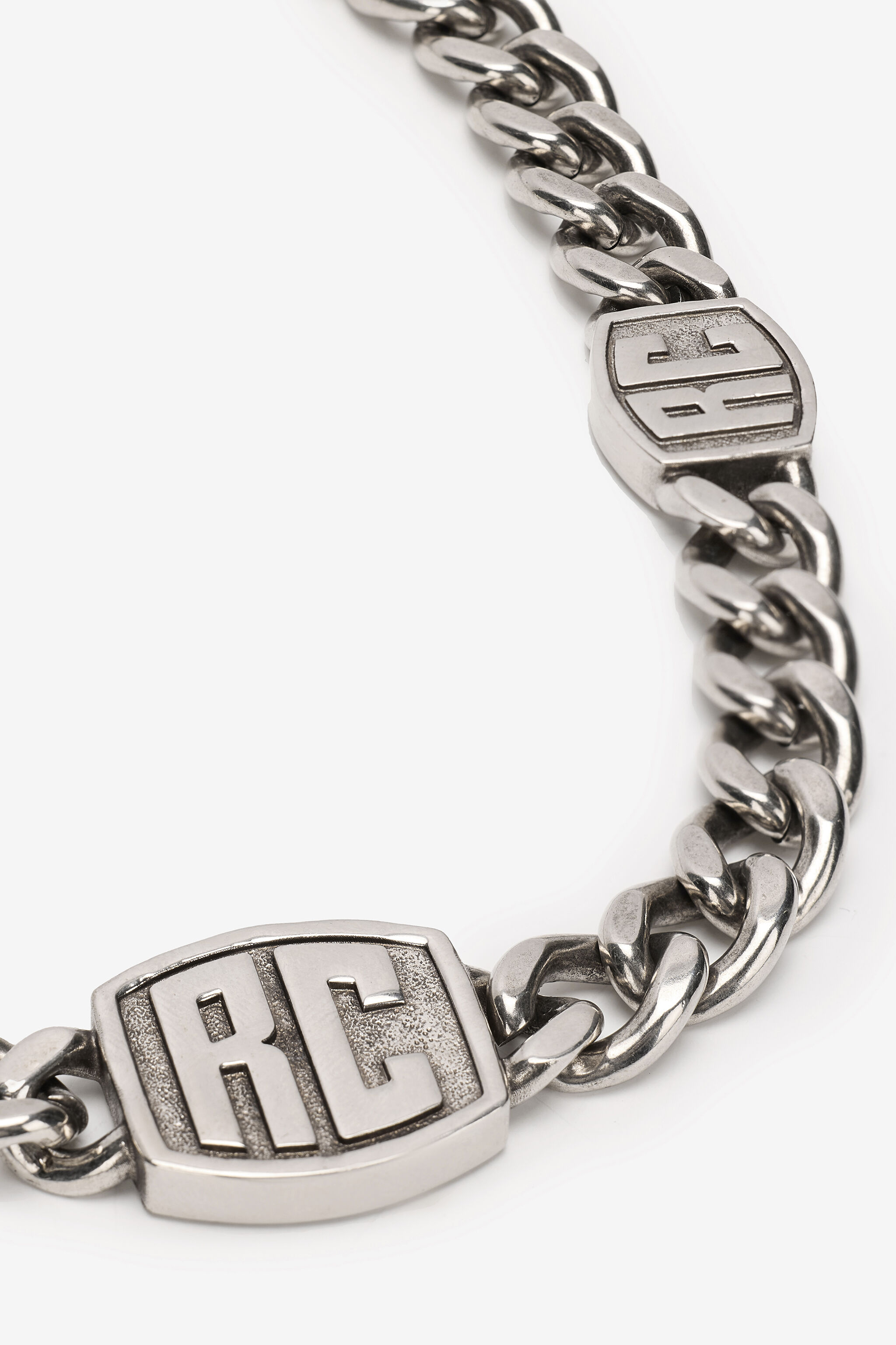 RC Halskette Mit Dem Monogramm RC Silber VRG003-AM258