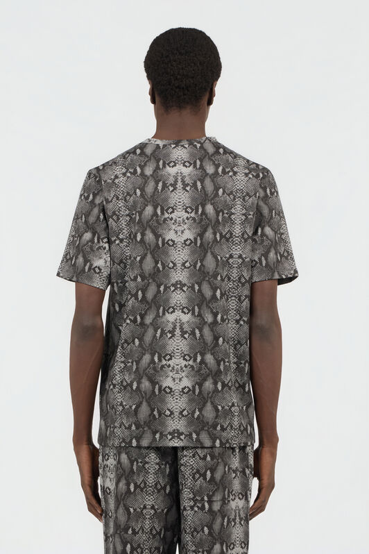 RC T-Shirt Mit Python-Print PYTHON DARK GREY SOT60L-JD020